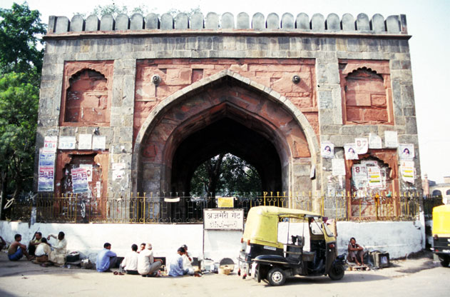 Street at old Delhi. India.