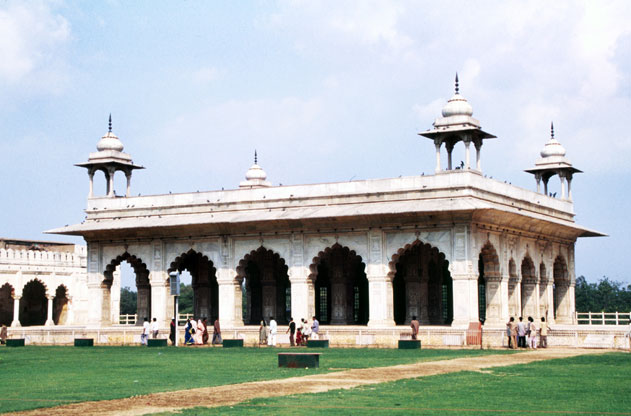Red fort at old Delhi. India.