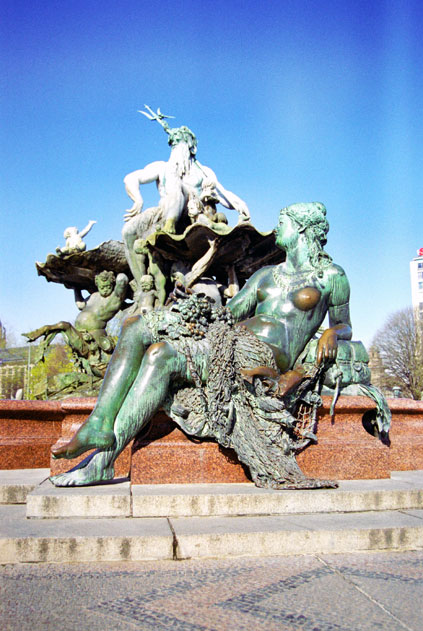 Neptun fountain. Berlin. Germany.