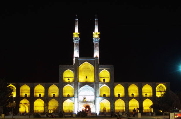 Amir Chakhmaq Mosque at Yazd town. Iran.