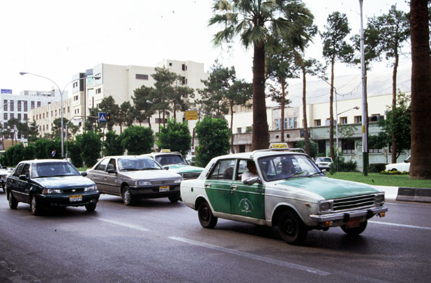 At the street at Shiraz town. Iran.