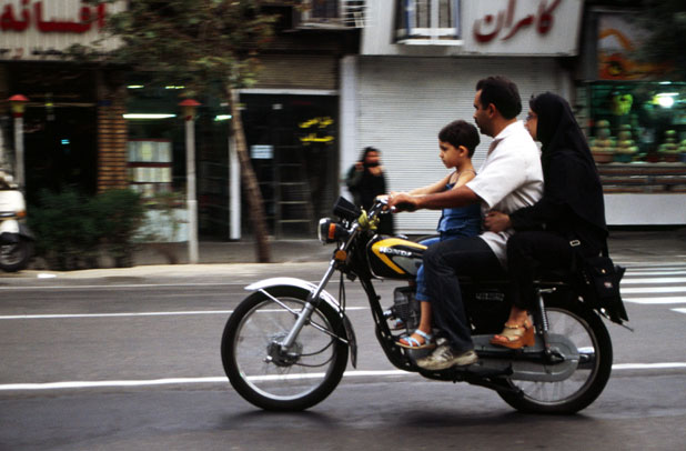 Street at Tehran. Iran.