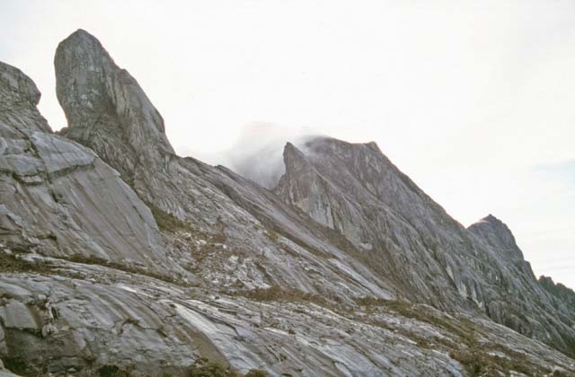 On the way on the top of Mt. Kinabalu. Sabah,  Malaysia.