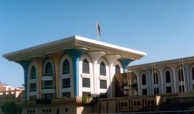 Sultan palace in Muscat. Oman.