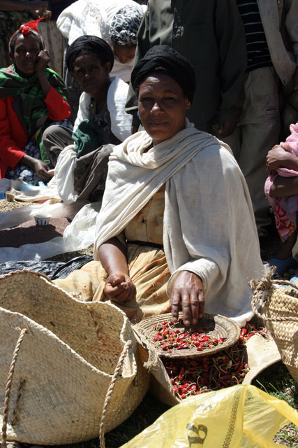 Market, south of Addis Abbeba. South,  Ethiopia.