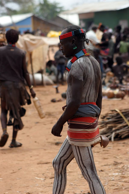 Market at Dimeka village. South,  Ethiopia.