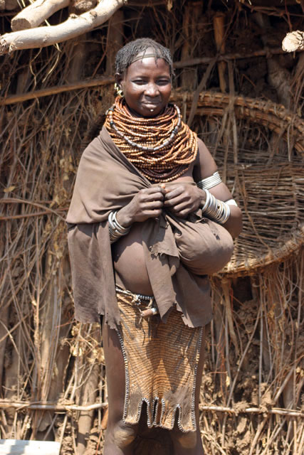 Bume woman. South,  Ethiopia.