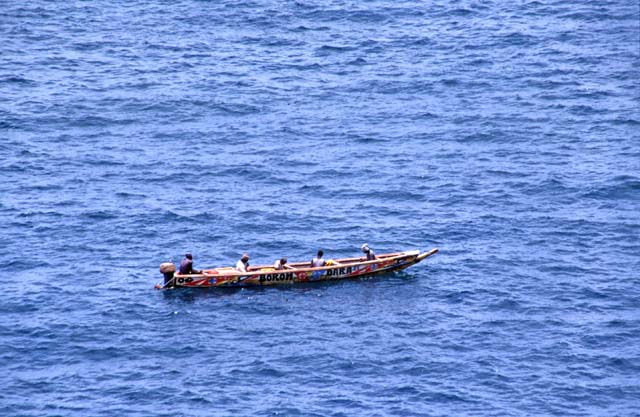 Fisherman, Dakar area. Senegal.