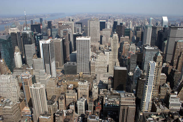 View from Empire State Building, Manhattan, New York. United States of America.