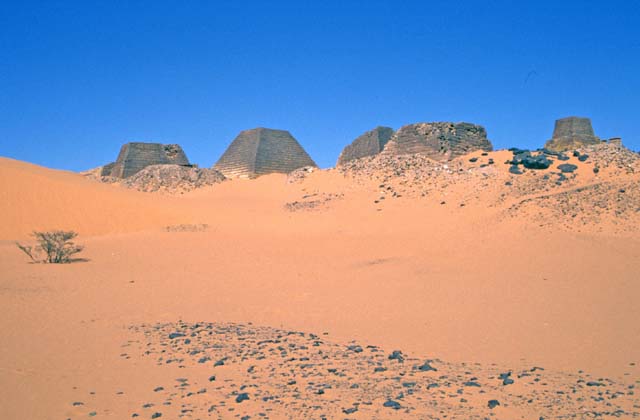 Pyramids at Meroe. Sudan.