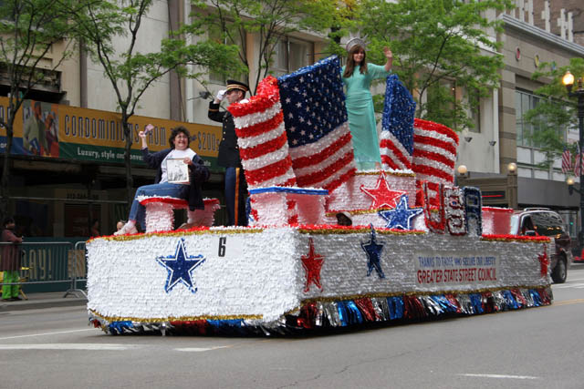 Memorial Day Parade, Chicago. United States of America.