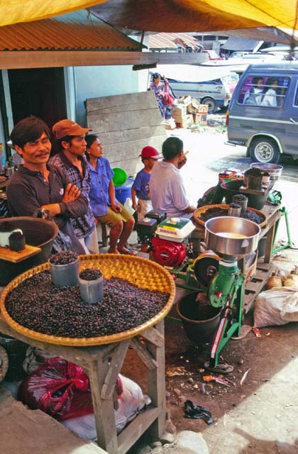 Main weekly market at Rantepao, Tana Toraja area. Sulawesi,  Indonesia.