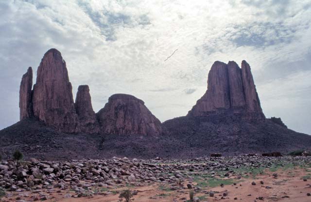 Mountain La Main de Fatima near Hombori village. Mali.