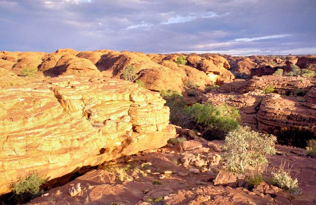 Area called Kings Canyon (Watarrka National Park). Australia.