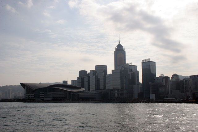Downtown view. Hong Kong.