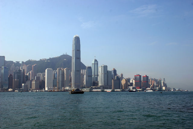 Downtown view. Hong Kong.