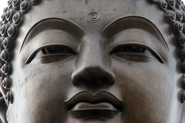 Tian Tan Buddha statue. Hong Kong.