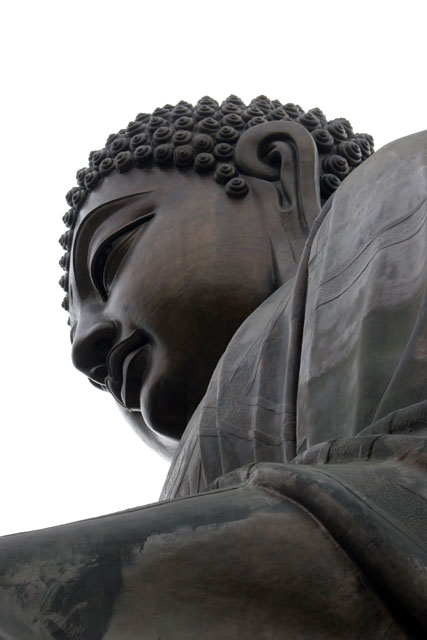 Tian Tan Buddha statue. Hong Kong.