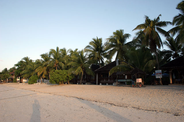 Beach at Malapascua island. Philippines.