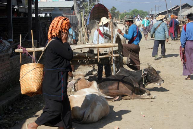 Inle Lake market. Myanmar (Burma).