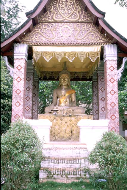 Temple in Luang Prabang. Laos.