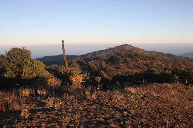 View from the top of Mt. Victoria. Chin State. Myanmar (Burma).