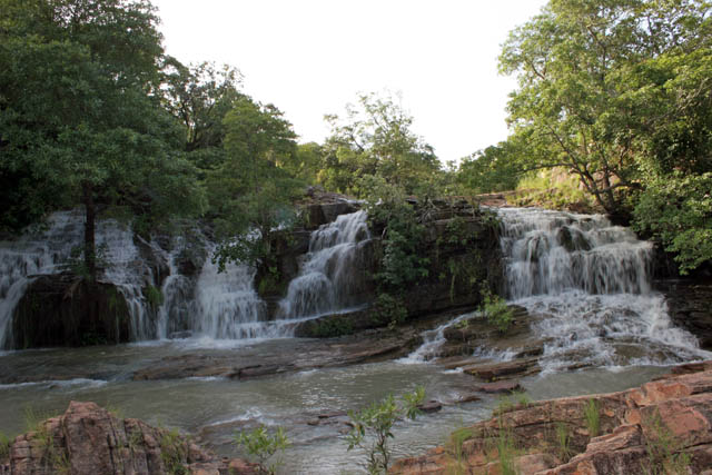 Waterfall near Natitingou town. Benin.