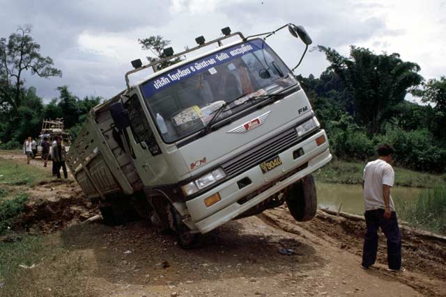On the way from Luang Nam Tha to Huay Xai. Laos.