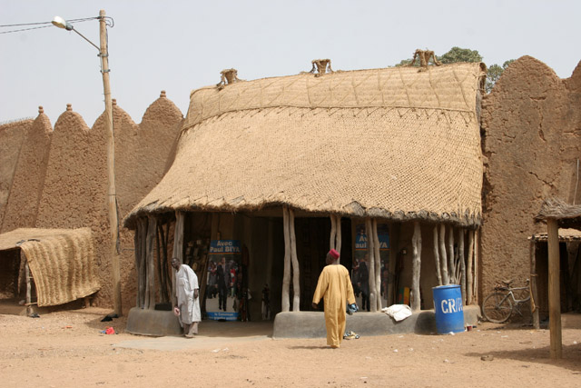 Entrance to king's palace at Rey Bouba. Cameroon.
