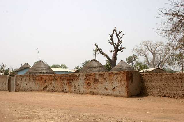 At street at Rey Bouba village. Cameroon.