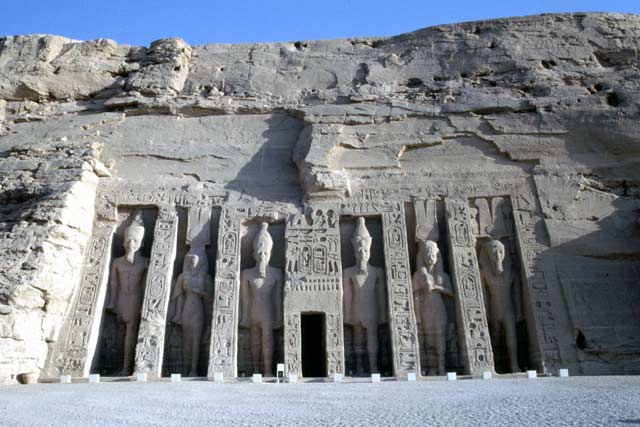 Temple of Abu Simbel. Egypt.