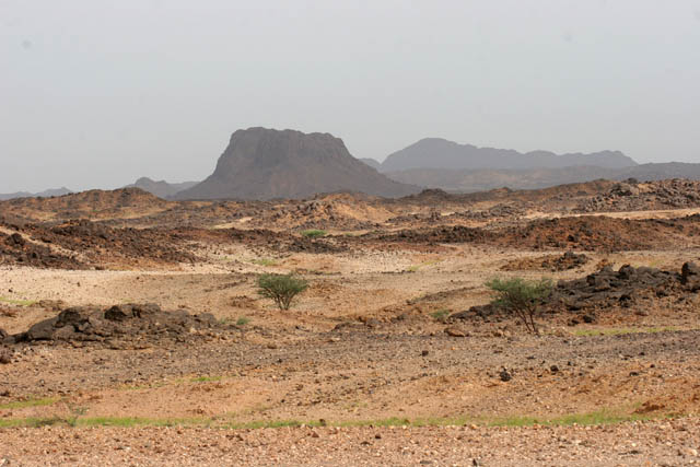 Landscape at Sahara desert at Air Mountain area. Niger.
