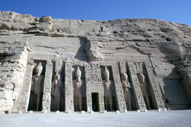 Temple of Abu Simbel. Egypt.