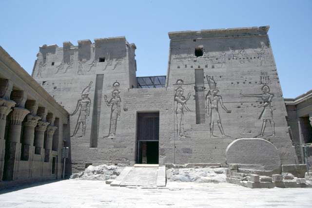 Temple of Philae near Aswan. Egypt.