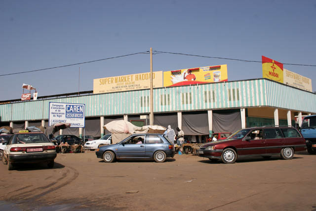 At the street at Niamey capitol. Niger.
