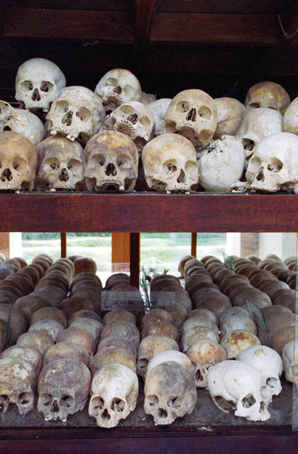 Killing fields (Choeung Ek) - prisoner camp near Phnom Penh from period of Pol Pot regime. Cambodia.