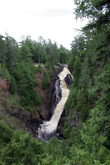 Big Manitou Fall, 165 foot tall, Wisconsin. United States of America.
