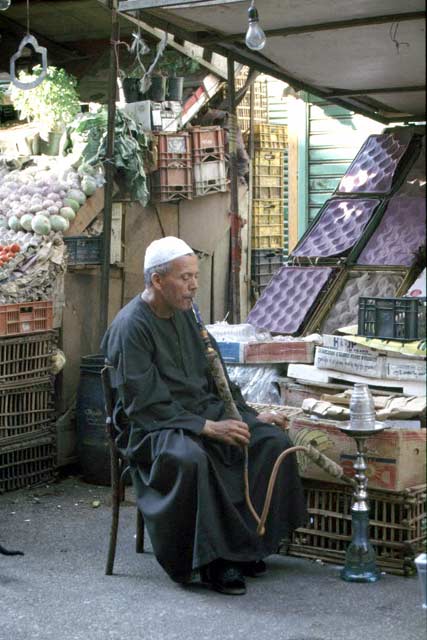Relax in Cairo street. Egypt.