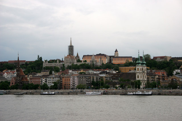 View from Danube River front, Budapest. Hungary.