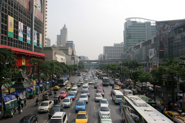 Streets of Bangkok. Thailand.