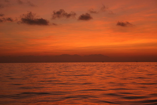 Sunset, Similan Islands. Thailand.