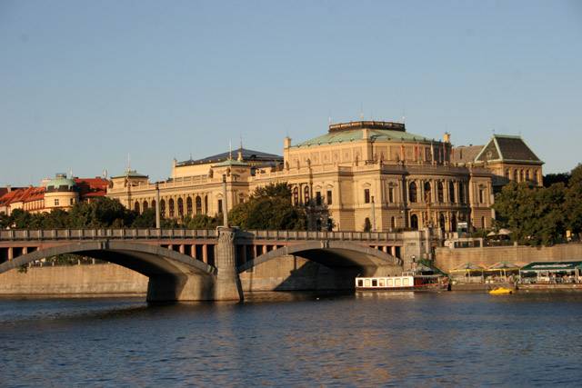 Awesome Prague panorama from balloon. Czech Republic.