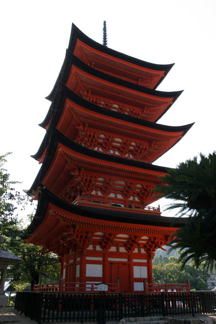 Senjokaku - Toyokuni shrine at Miyajima Island. Japan.
