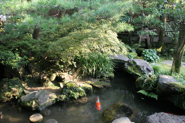 Samurai house ta Nagamachi district, Kanazawa town. Japan.