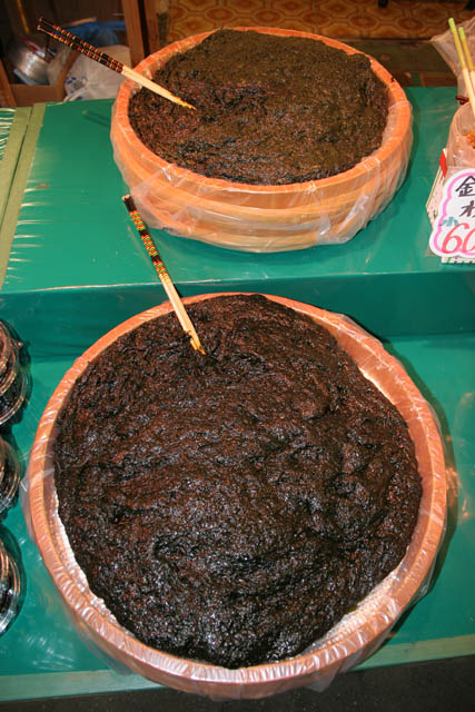 Omicho market, Kanazawa town. Japan.