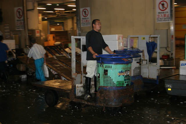 Tsukiji fish market, Tokyo. Japan.