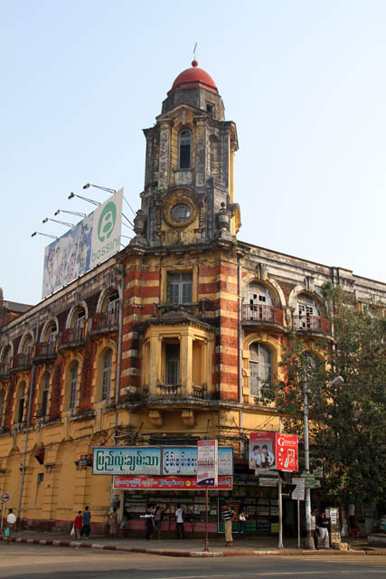 Colonial architecture, Yangon. Myanmar (Burma).