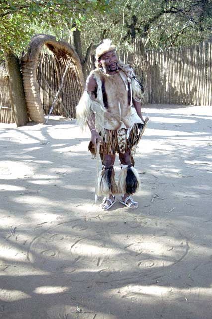 Zulu village. South Africa.