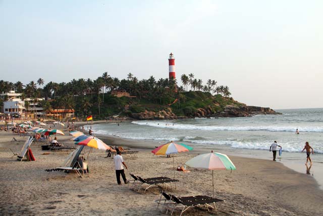 Lighthouse beach, Kovalam. India.