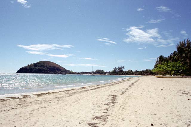 Beach at Nosy Be. Madagascar.